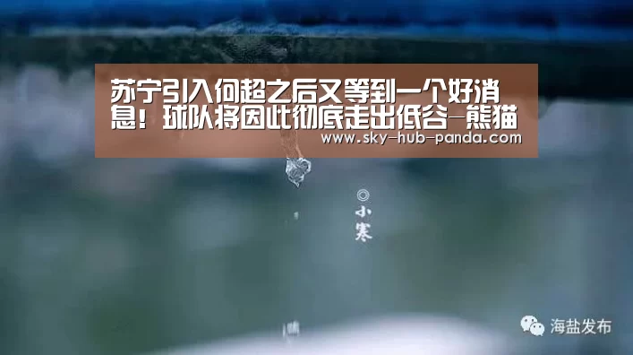 苏宁引入何超之后又等到一个好消息!球队将因此彻底走出低谷-熊猫体育平台(图2) 熊猫官方
